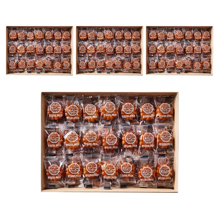 꿀이구마 한입 미니 약과, 1kg, 4개