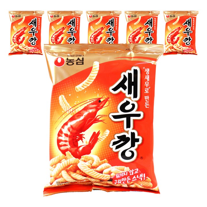 새우깡, 90g, 6개