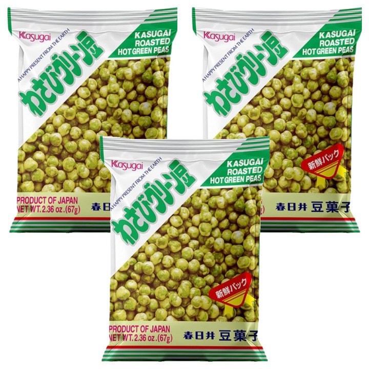 카수가이 와사비그린마메, 67g, 3개
