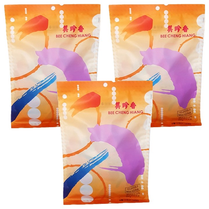 비첸향 이지팩 포크 육포, 120g, 3개