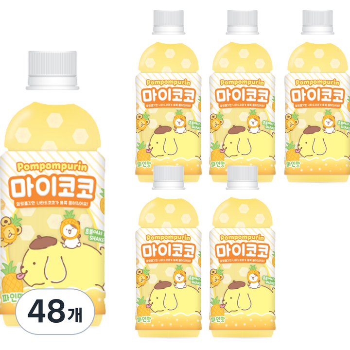 폼폼푸린 마이코코 파인애플맛, 48개, 340ml