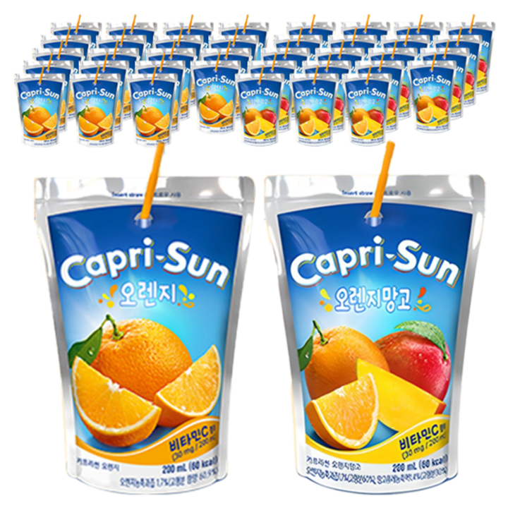 카프리썬 오렌지 20p +오렌지 망고 20p, 200ml, 40개