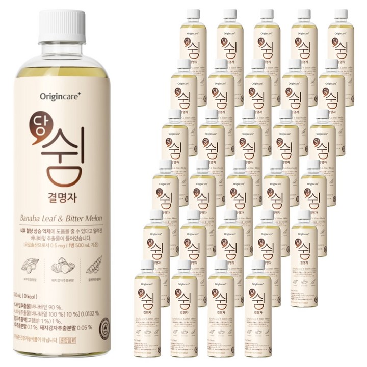 오리진케어 당쉼 결명자 차음료, 40개, 500ml