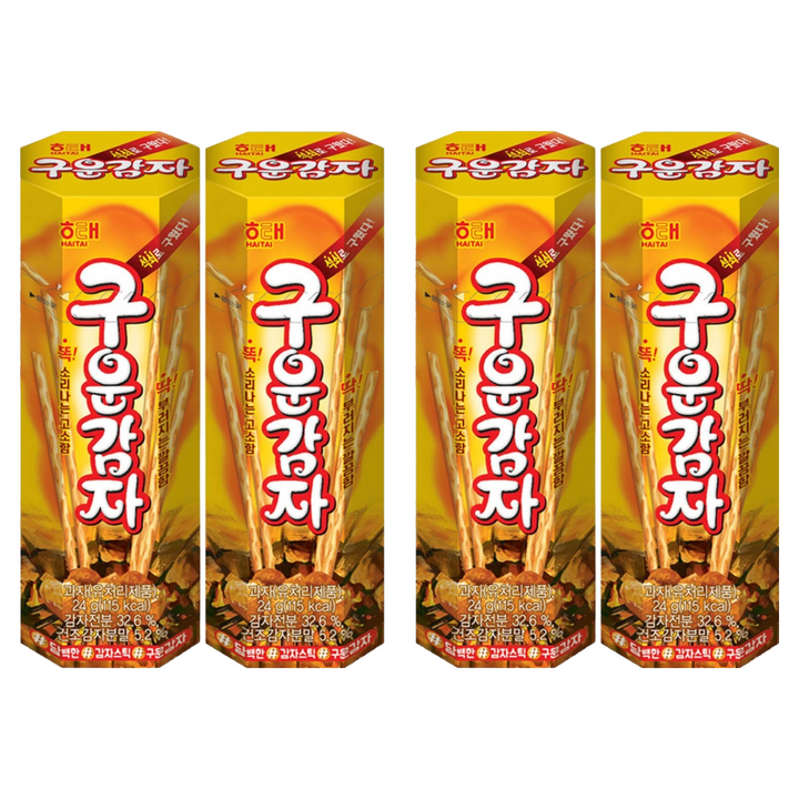 해태제과 구운감자, 24g, 4개