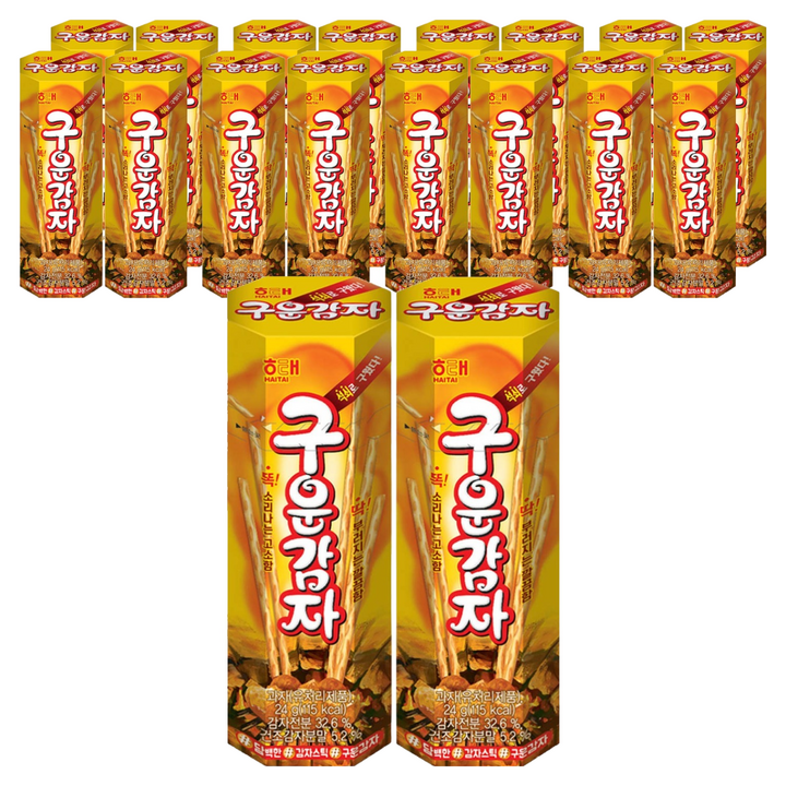 해태제과 구운감자, 24g, 18개