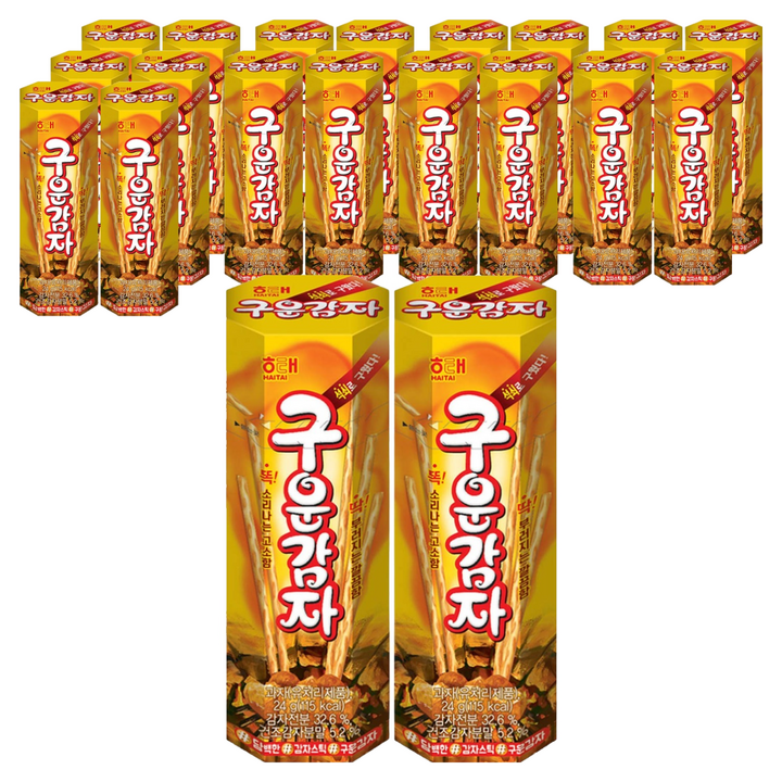 해태제과 구운감자, 24g, 20개