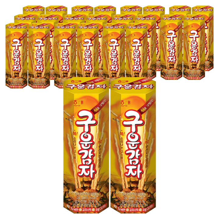 해태제과 구운감자, 24g, 24개
