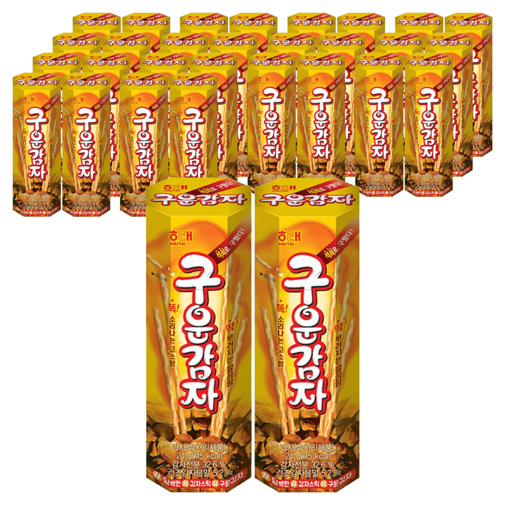 해태제과 구운감자, 24g, 30개