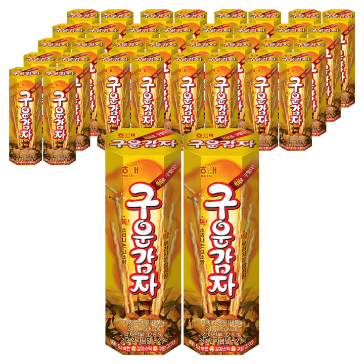해태제과 구운감자, 24g, 36개