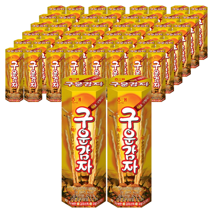 해태제과 구운감자, 24g, 50개