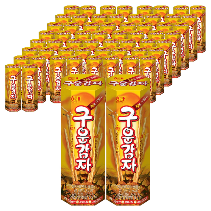 해태제과 구운감자, 24g, 60개