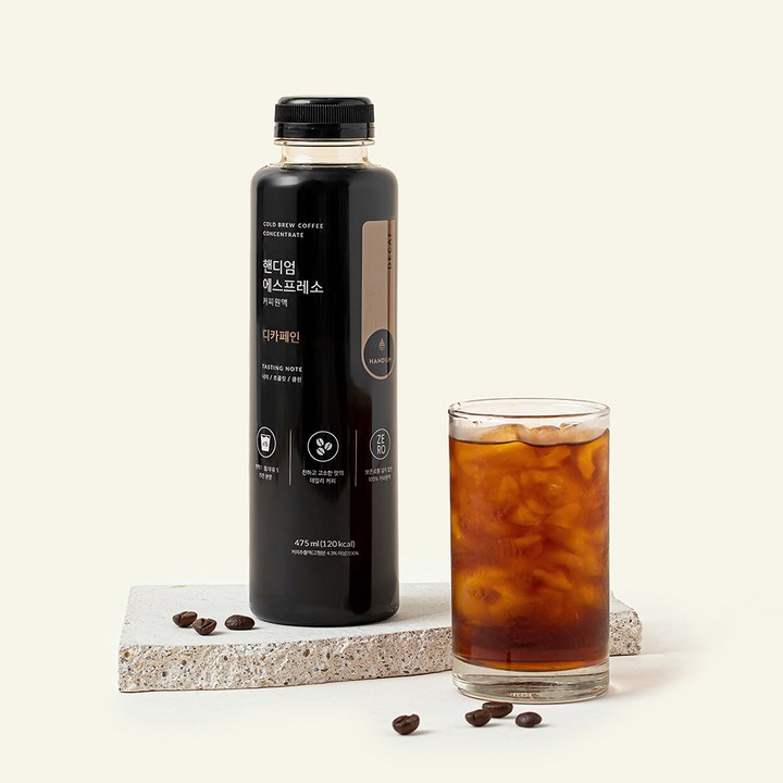 핸디엄 에스프레소 커피원액 디카페인, 475ml, 1개