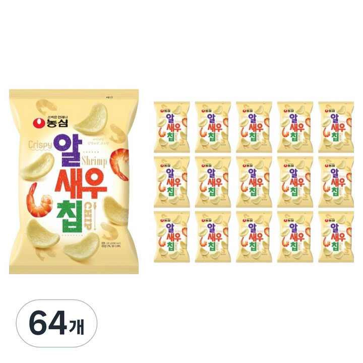 알새우칩, 110g, 64개