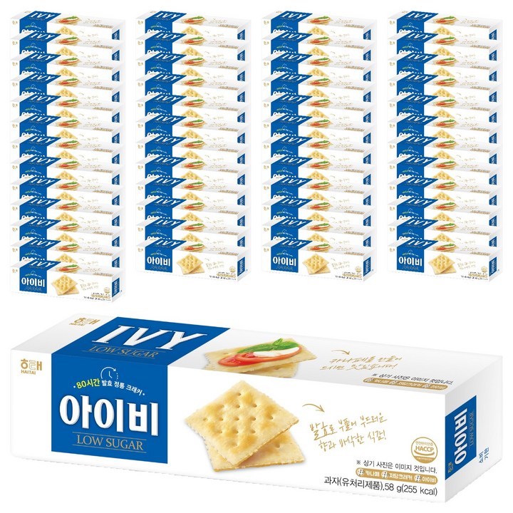 해태제과 아이비, 58g, 72개