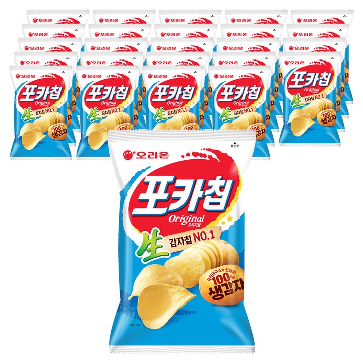 오리온 포카칩 오리지널, 137g, 25개