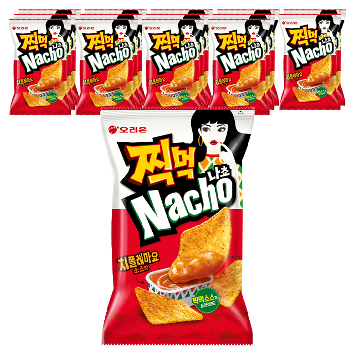 오리온 찍먹 나쵸 치폴레마요소스맛, 84g, 15개