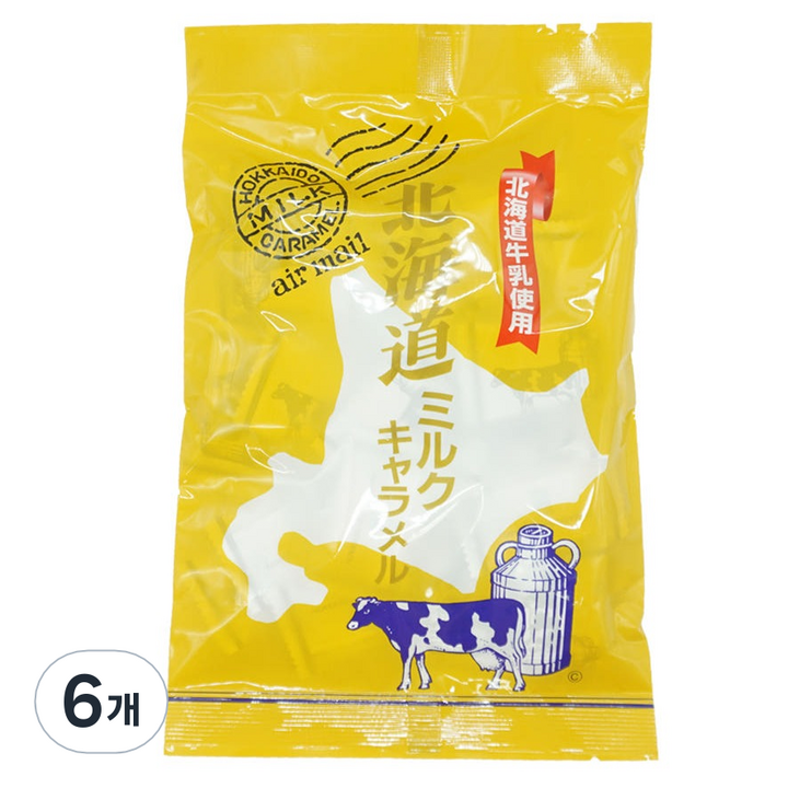 닛포 훗카이도 밀크카라멜 캔디, 6개, 273g