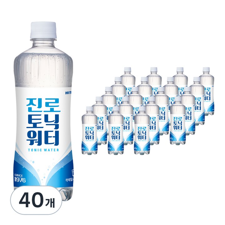 진로토닉워터 하이트진로, 40개, 600ml