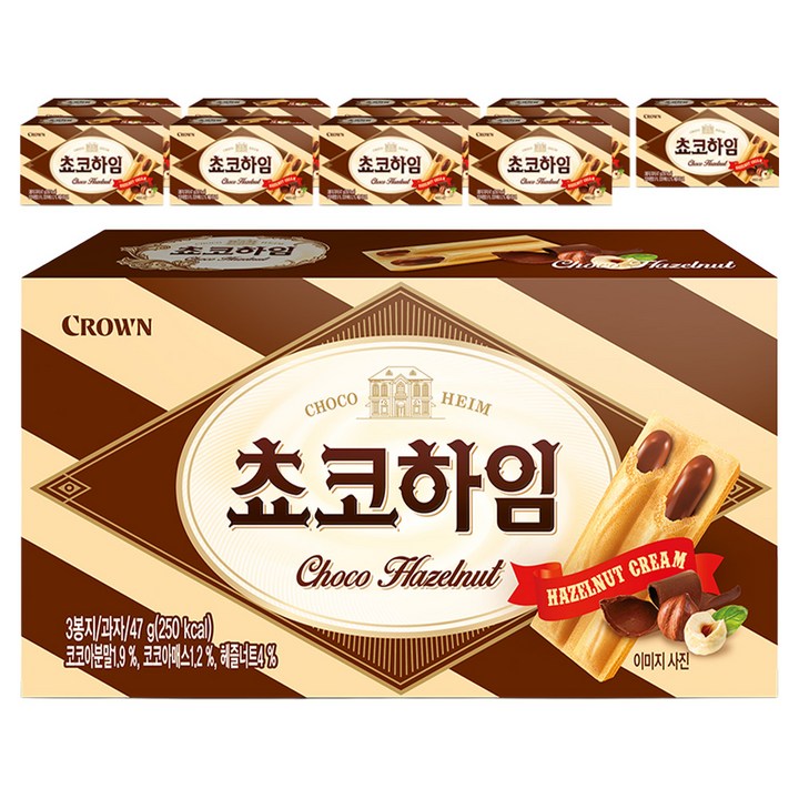 크라운 쵸코하임, 47g, 10개