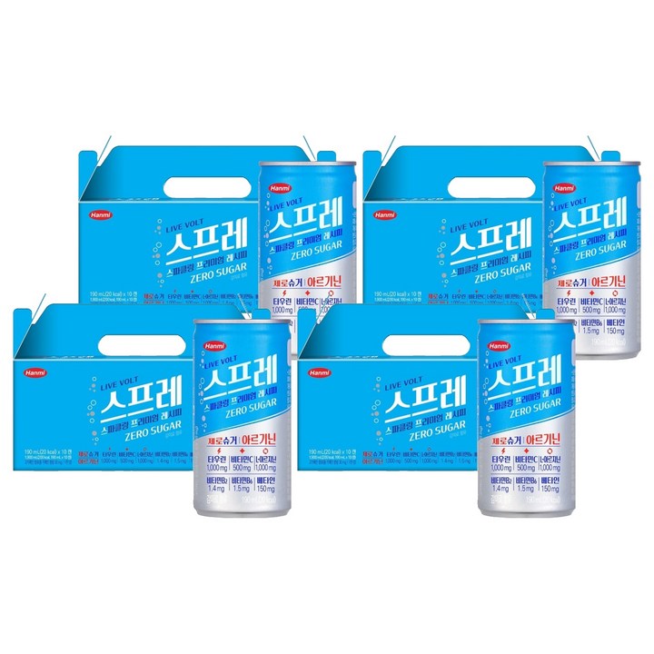 한미사이언스 스프레 스파클링 프리미엄 레시피, 40개, 190ml