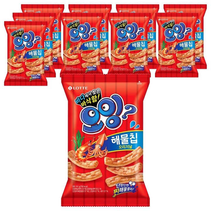 롯데웰푸드 오잉, 151g, 10개