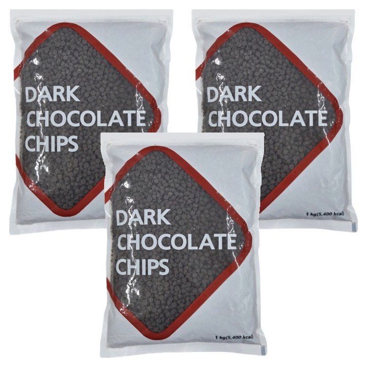 SKY 다크초코칩, 1kg, 3개