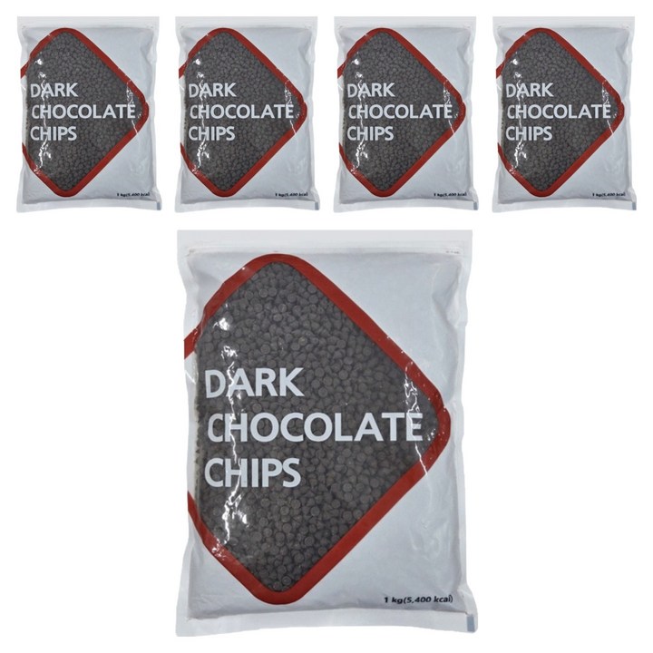 SKY 다크초코칩, 1kg, 5개