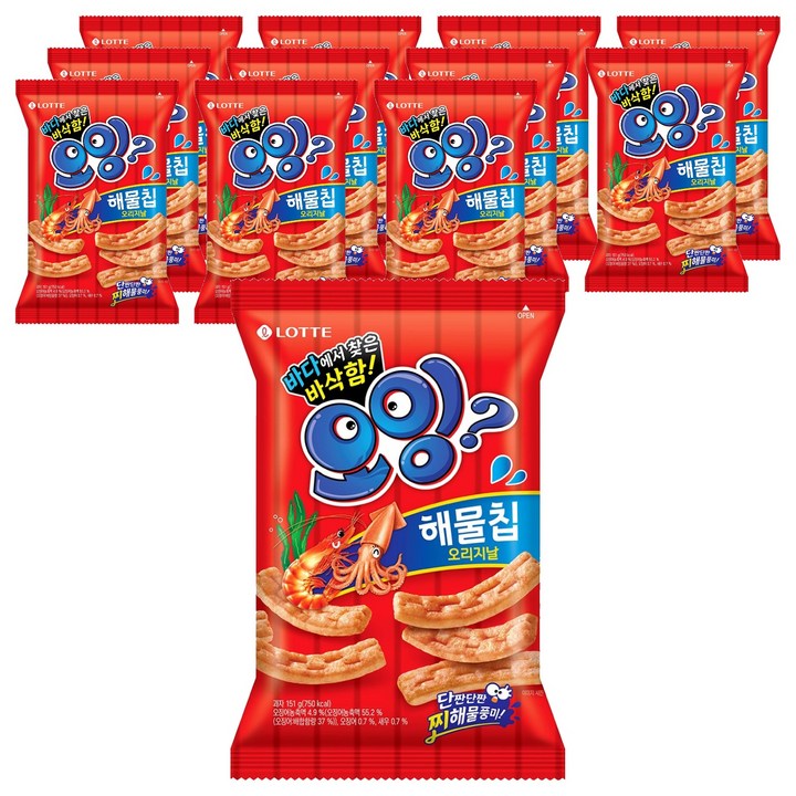 롯데웰푸드 오잉, 151g, 12개