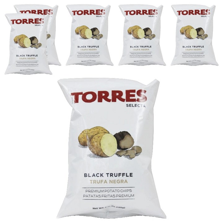 토레스 셀렉타 블랙트러플 감자칩, 125g, 6개