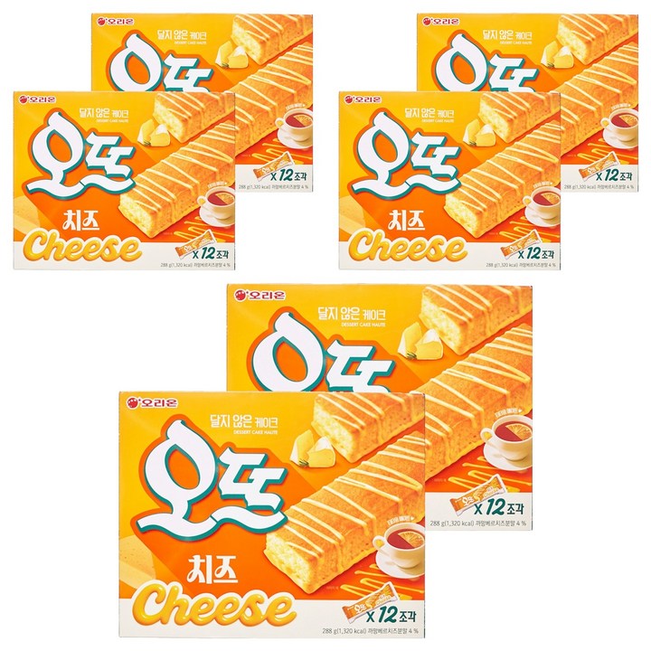 오리온 진한 디저트 케익 오뜨 치즈, 288g, 3개