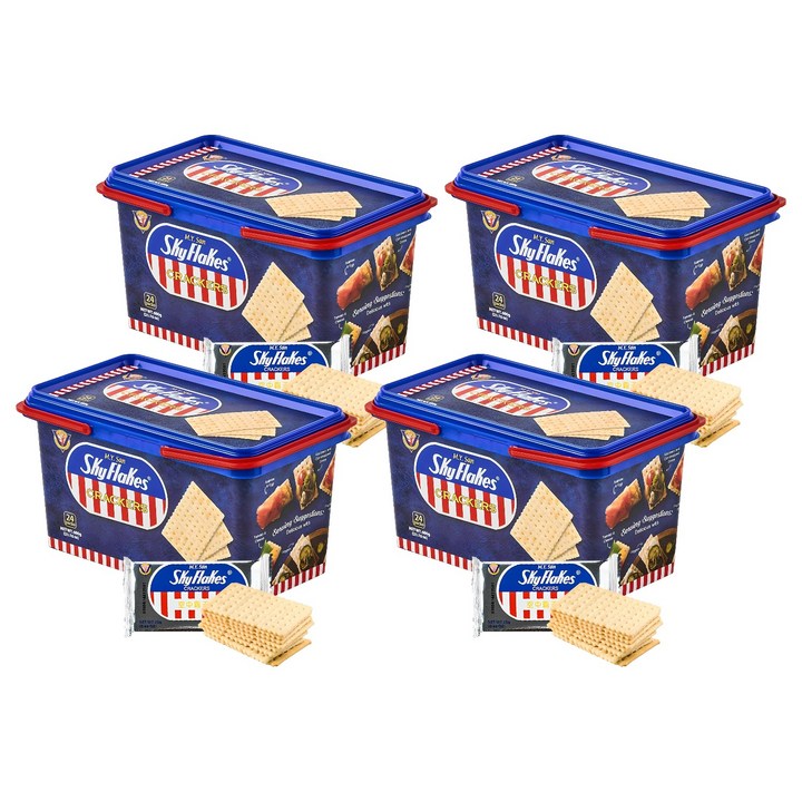 스카이플레이크 크래커, 600g, 4개