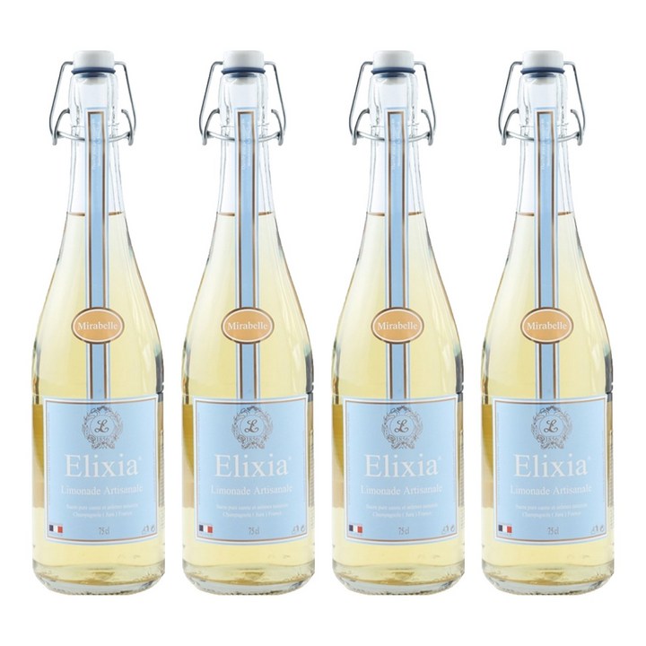 엘릭시아 자두맛 탄산음료, 750ml, 4개