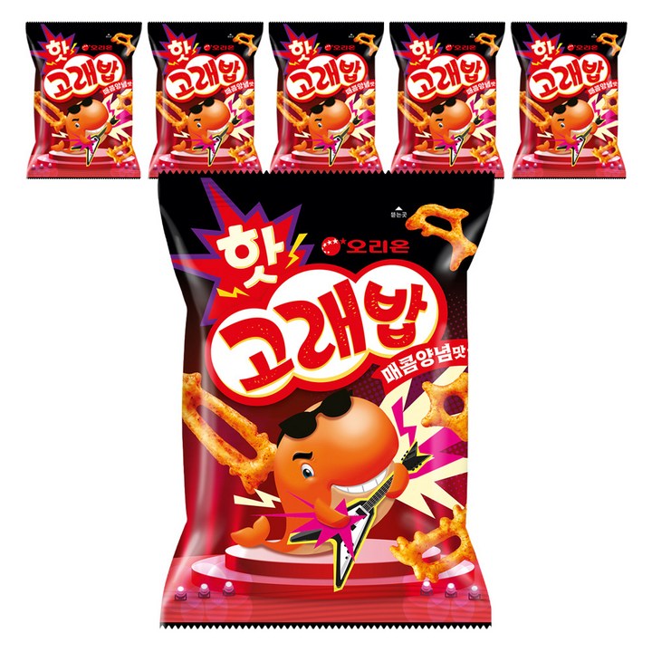 오리온 핫 고래밥 매콤양념맛, 56g, 6개
