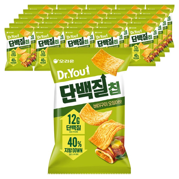 닥터유 단백질칩 버터구이 오징어맛, 60g, 30개