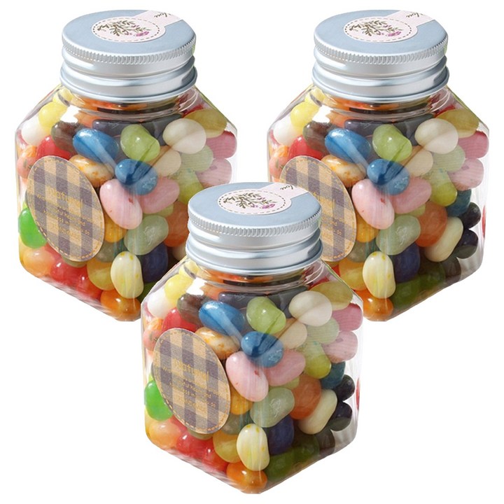젤리벨리 젤리빈 사탕세트 1호, 130g, 3개