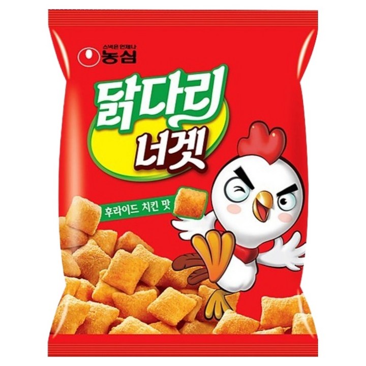 농심닭다리 너겟 후라이드 치킨맛, 130g, 1개