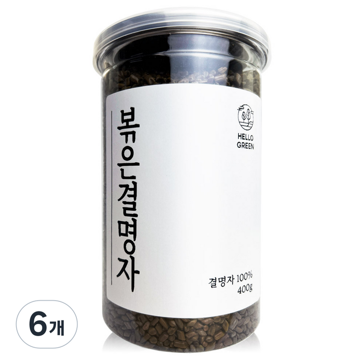 헬로우그린 볶은 결명자차, 400g, 1개입, 6개