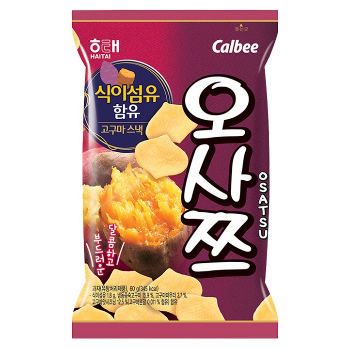 해태제과 오사쯔, 60g, 1개