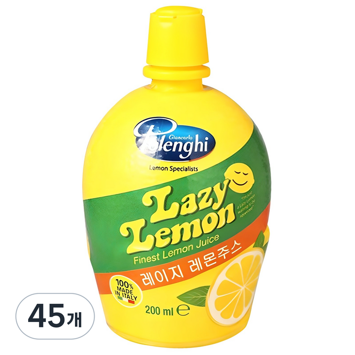 레이지레몬 주스, 200ml, 45개