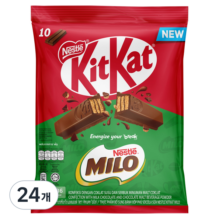 KitKat 마일로, 24개