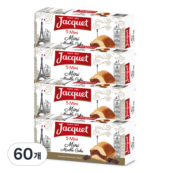 자케 미니 마블케익, 135g, 60개
