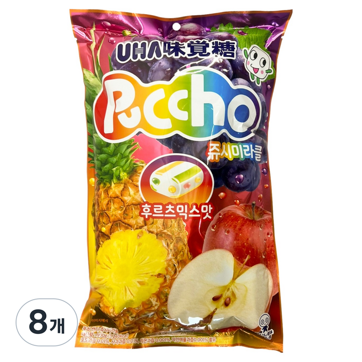 푸쵸 미카쿠토 캔디 쥬시미라클, 800g, 8개