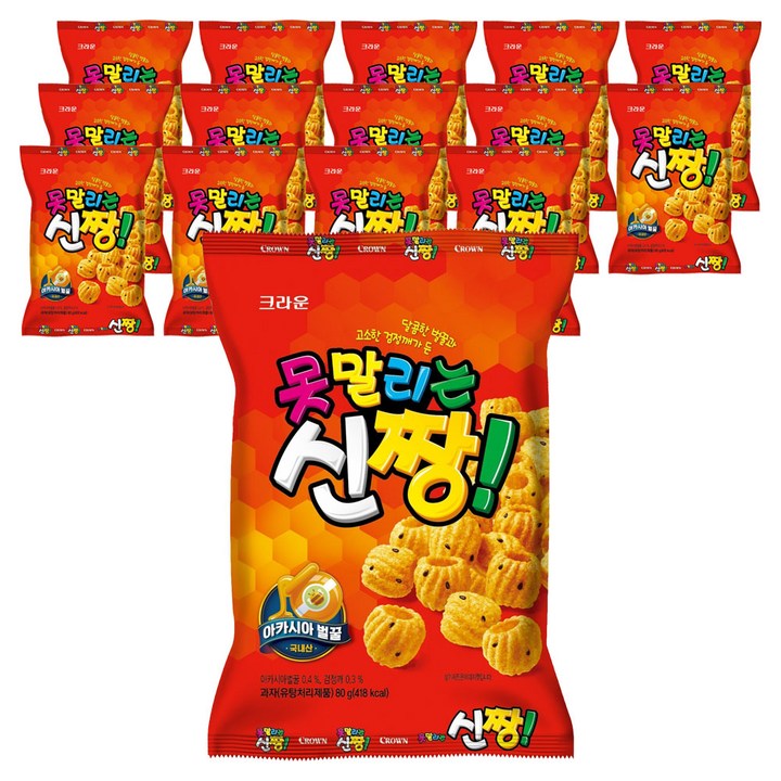 크라운 못말리는신짱, 80g, 15개