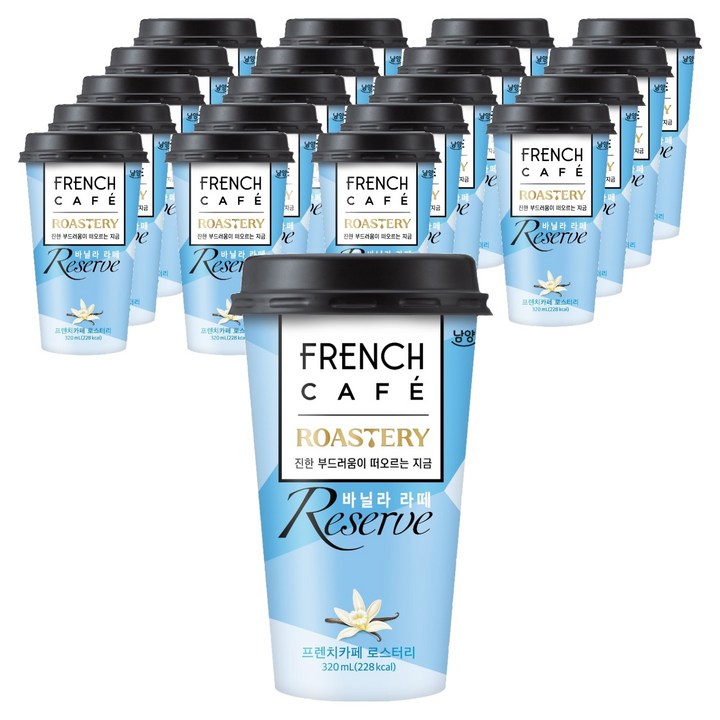 프렌치카페 바닐라 라떼 리저브 로스터리, 320ml, 20개