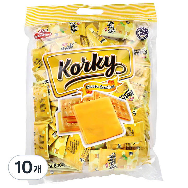 코키 치즈 크래커, 800g, 10개