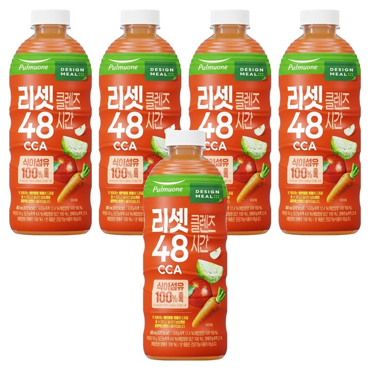 풀무원 리셋클렌즈 48시간 CCA주스, 5개, 960ml