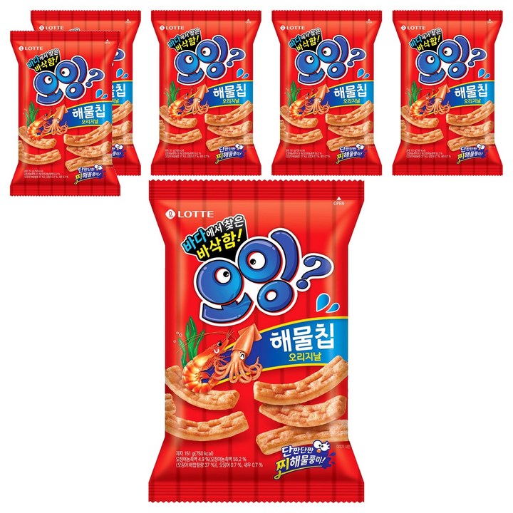 롯데웰푸드 오잉, 151g, 6개