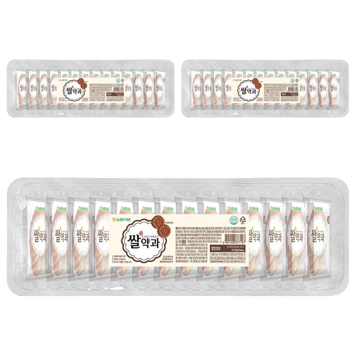 농협 우리나라 전통간식 쌀약과, 350g, 3개