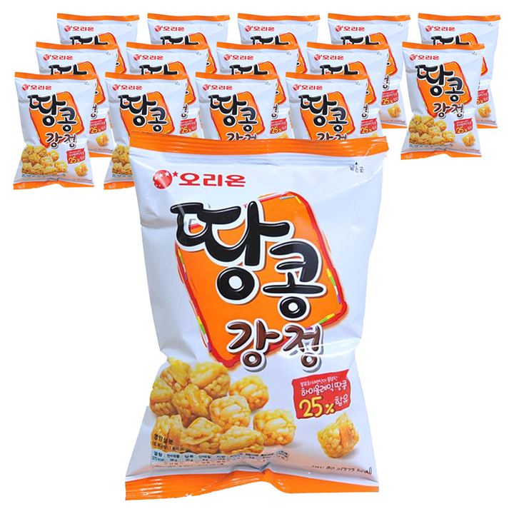 오리온 땅콩강정, 147g, 15개