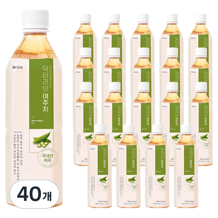 닥터리브 여주차, 40개, 500ml